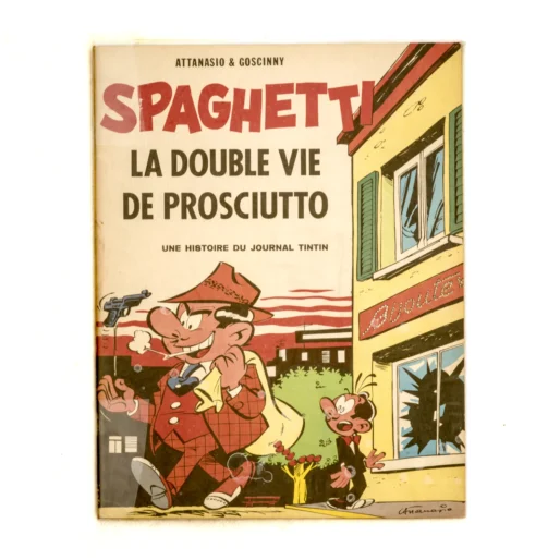 Couverture de la BD Spaghetti La double vie de Prosciutto