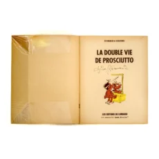 Quatrième de plat de la BD Spaghetti avec publicité pour le journal Tintin