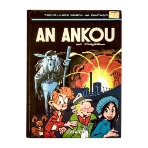 Couverture de la BD Spirou et Fantasio An Ankou en breton par Fournier