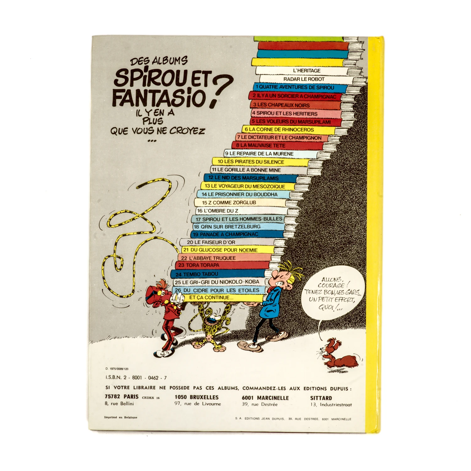 4ème plat de la BD Spirou et Fantasio N°26