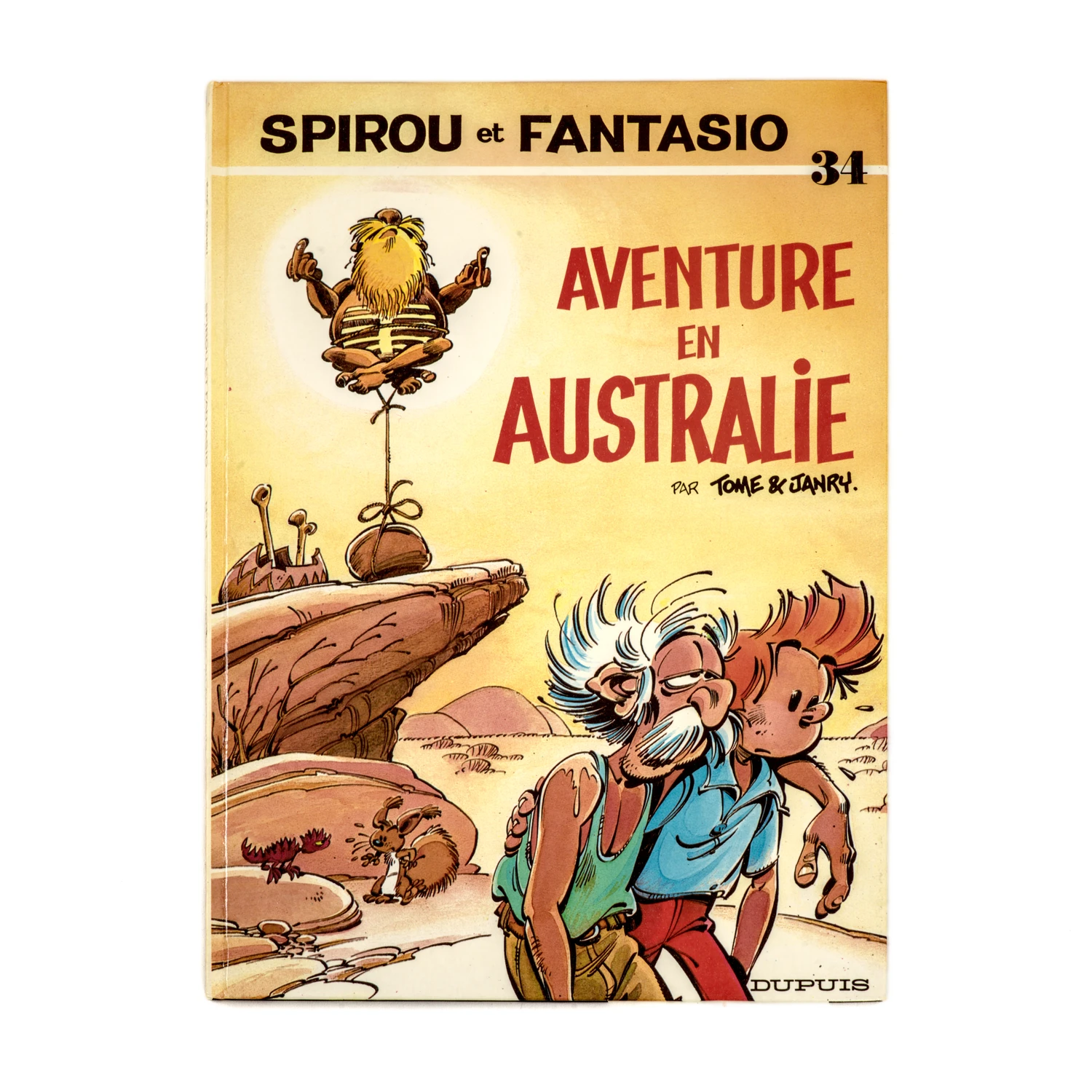 Couverture de la BD Spirou et Fantasio Tome 34 Aventure en Australie par Tome et Janry
