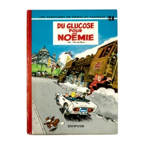 Couverture de la bande dessinée Spirou et Fantasio N°21 Du Glucose pour Noémie par Fournier