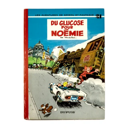 Couverture de la bande dessinée Spirou et Fantasio N°21 Du Glucose pour Noémie par Fournier