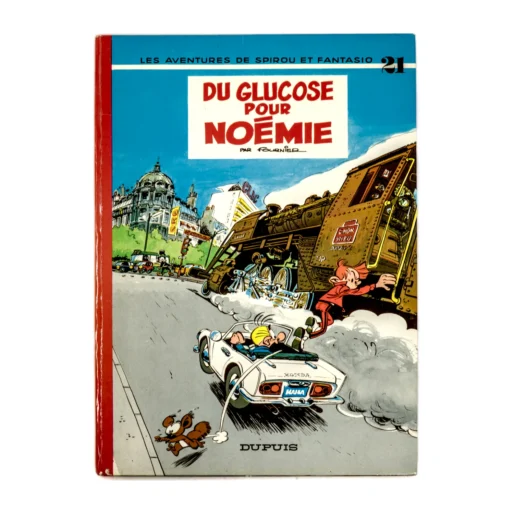 Couverture de la bande dessinée Spirou et Fantasio N°21 Du Glucose pour Noémie par Fournier