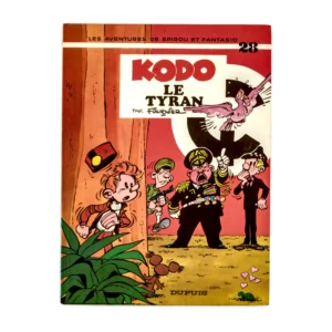 Couverture de l'album BD Spirou et Fantasio Tome 28 Kodo le Tyran par Fournier