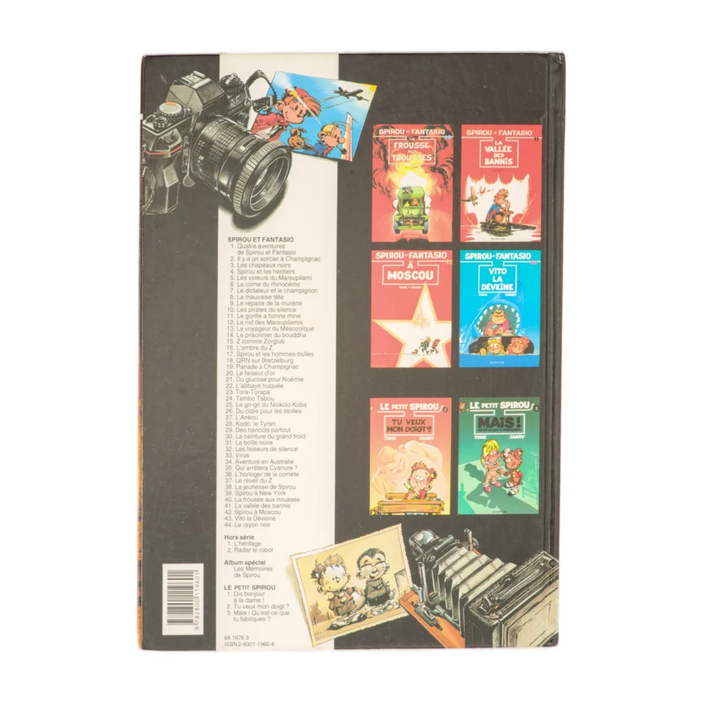 4ème plat de la BD Spirou Le Rayon Noir confirmant l'Édition Originale