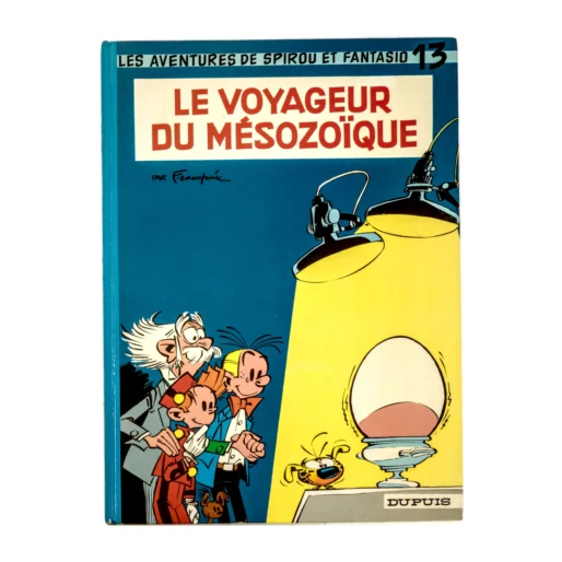 Couverture de la BD Spirou et Fantasio Tome 13 Le Voyageur du Mésozoïque