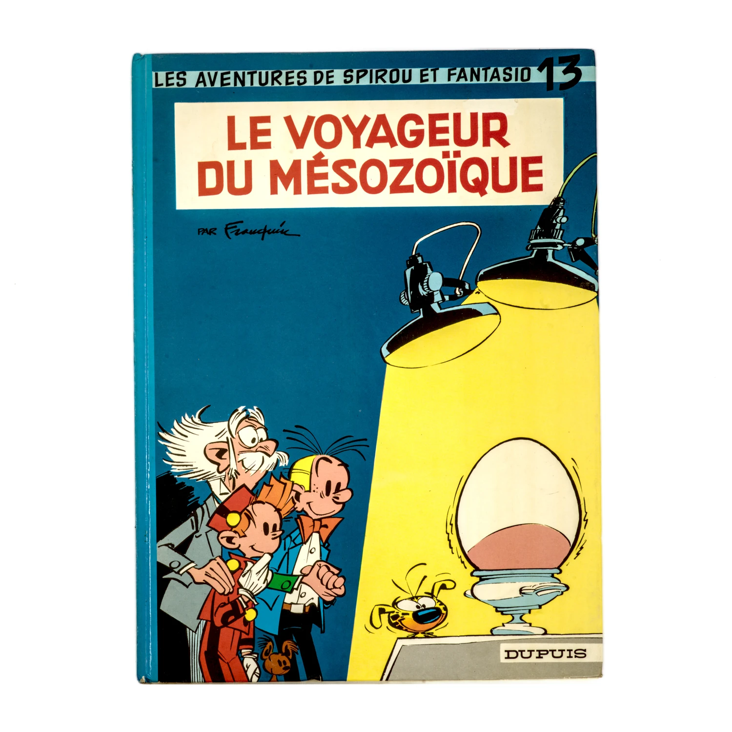 Couverture de la BD Spirou et Fantasio Tome 13 Le Voyageur du Mésozoïque
