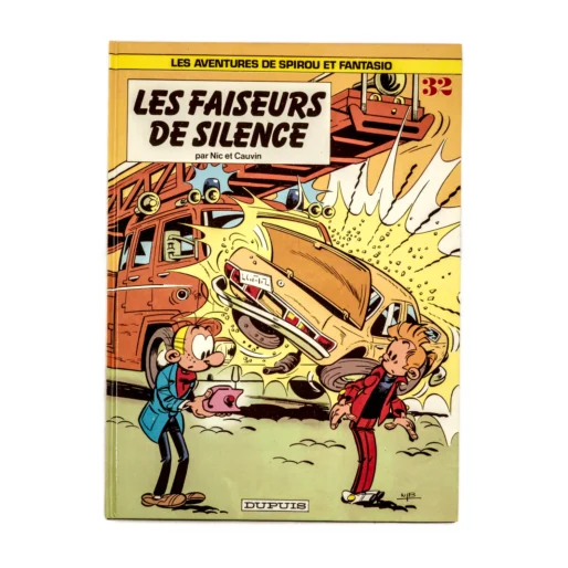 Couverture de la BD Spirou et Fantasio Les Faiseurs de Silence