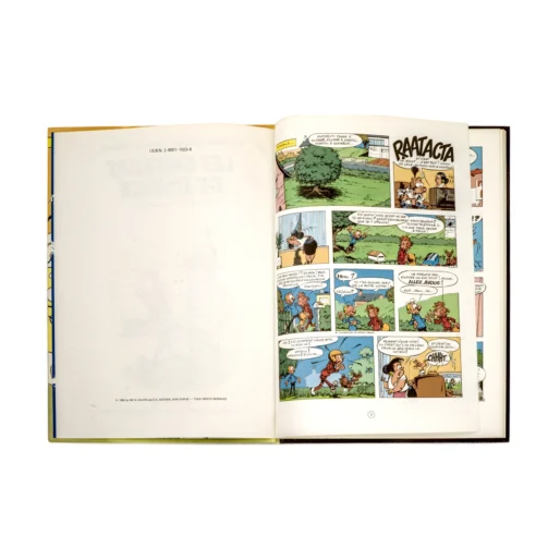 4ème plat de la BD Spirou et Fantasio Les Faiseurs de Silence confirmant l'Édition Originale