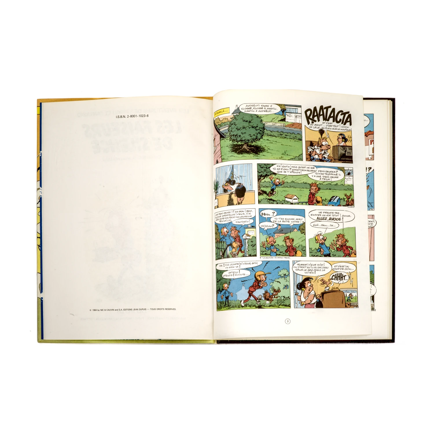 4ème plat de la BD Spirou et Fantasio Les Faiseurs de Silence confirmant l
