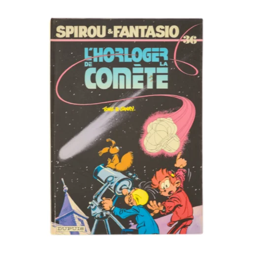 Couverture de la BD Spirou et Fantasio Tome 36 L'Horloger de la Comète par Tome et Janry