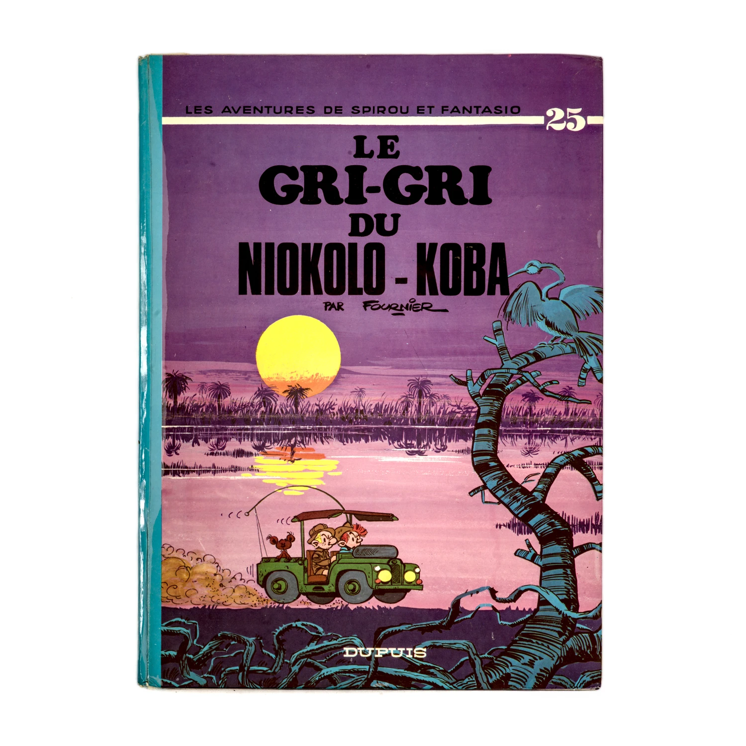 Couverture de la BD Spirou et Fantasio N°25 Le Gri-Gri du Niokolo-Koba