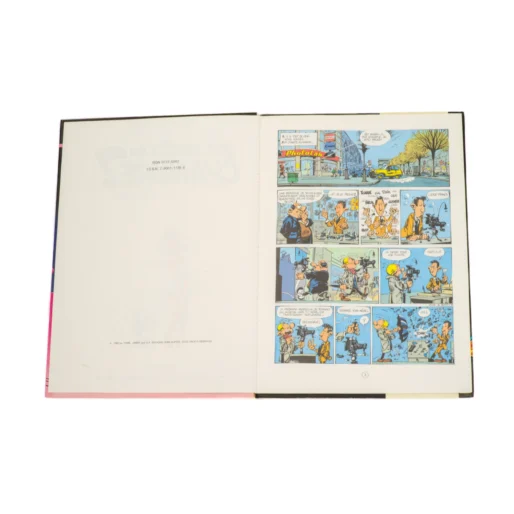 Page intérieure de garde et première planche de la BD Spirou et Fantasio Tome 35