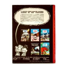 Quatrième de couverture de l'album Spirou et Fantasio avec la liste des 24 titres parus