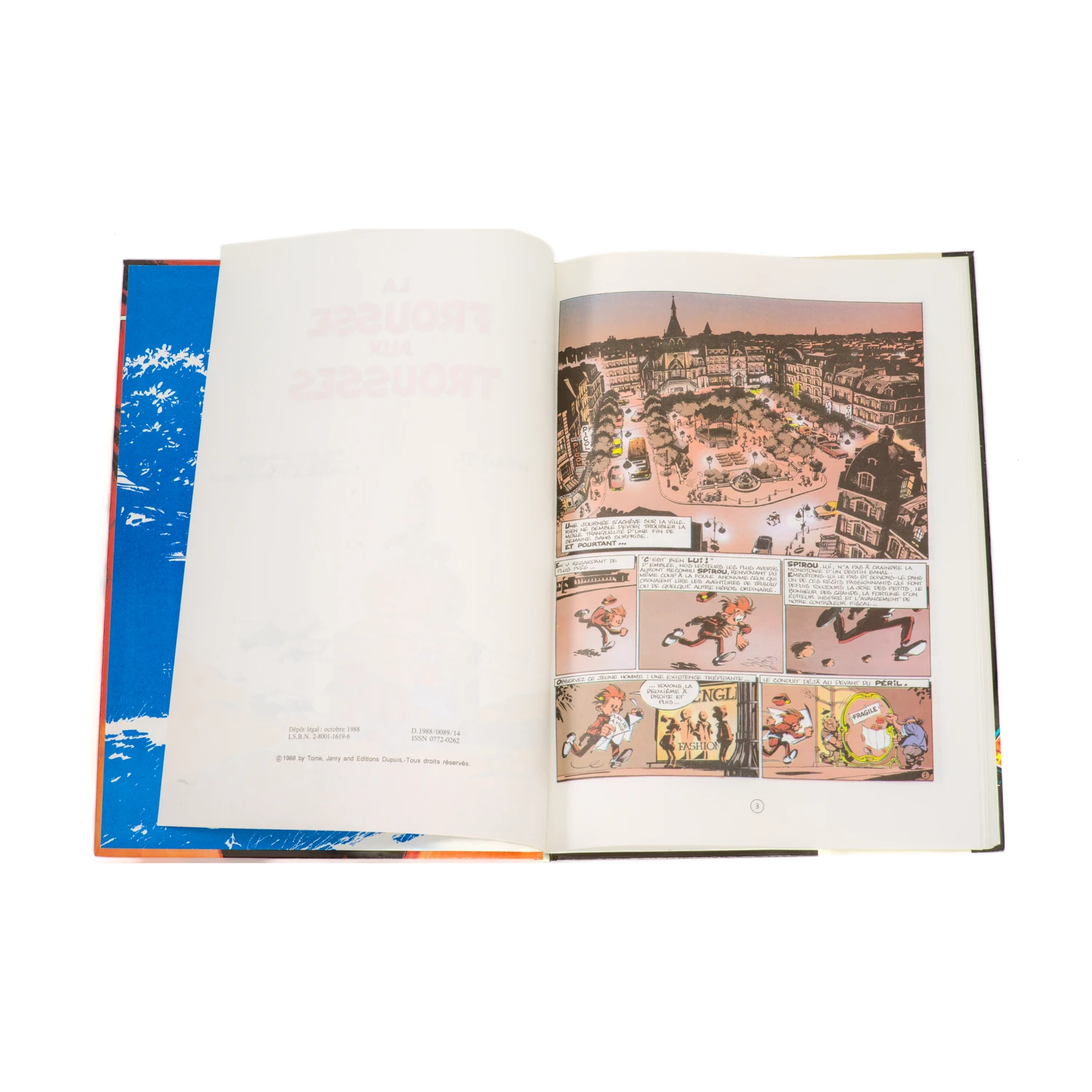 Page intérieure avec le dépôt légal d