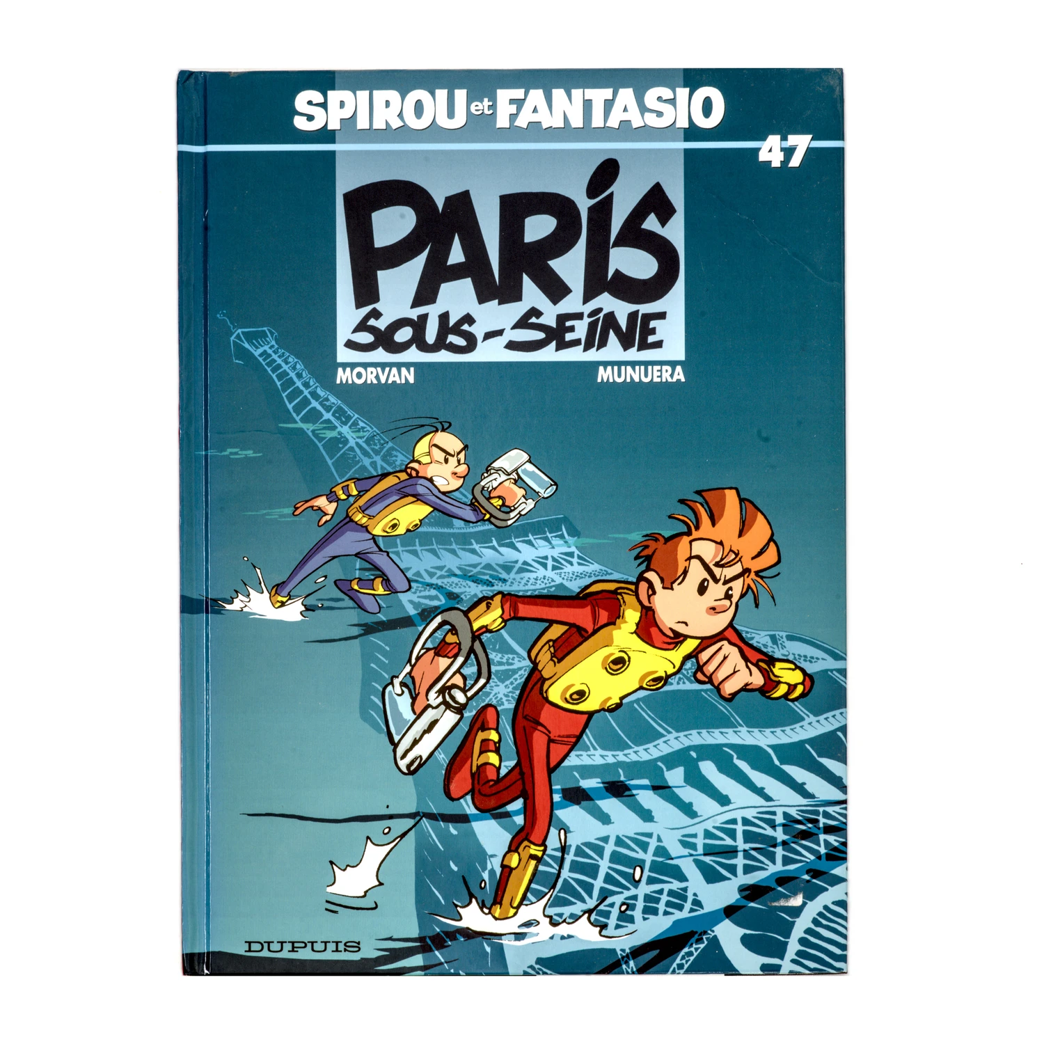 Couverture de la bande dessinée Spirou et Fantasio tome 47 Paris sous-Seine