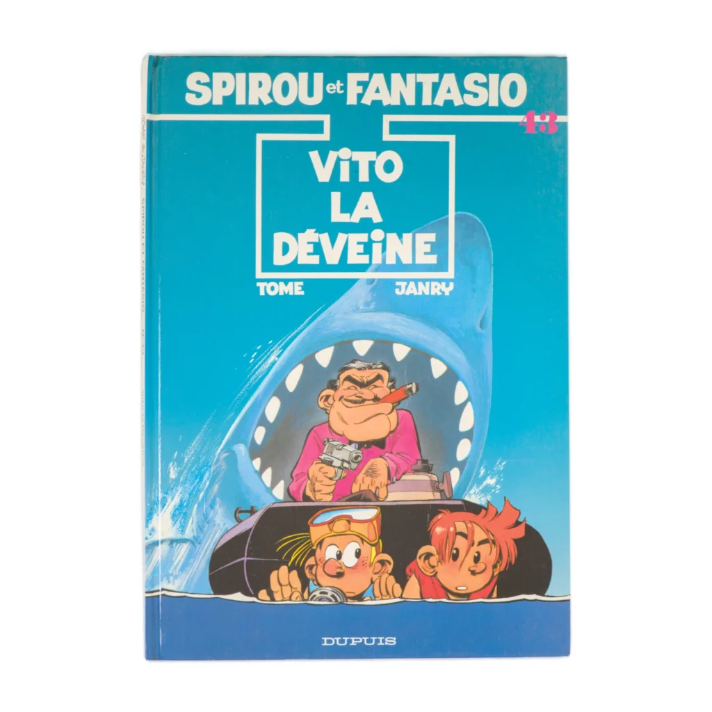 Couverture de la bande dessinée Spirou et Fantasio tome 43 Vito la Déveine par Tome et Janry