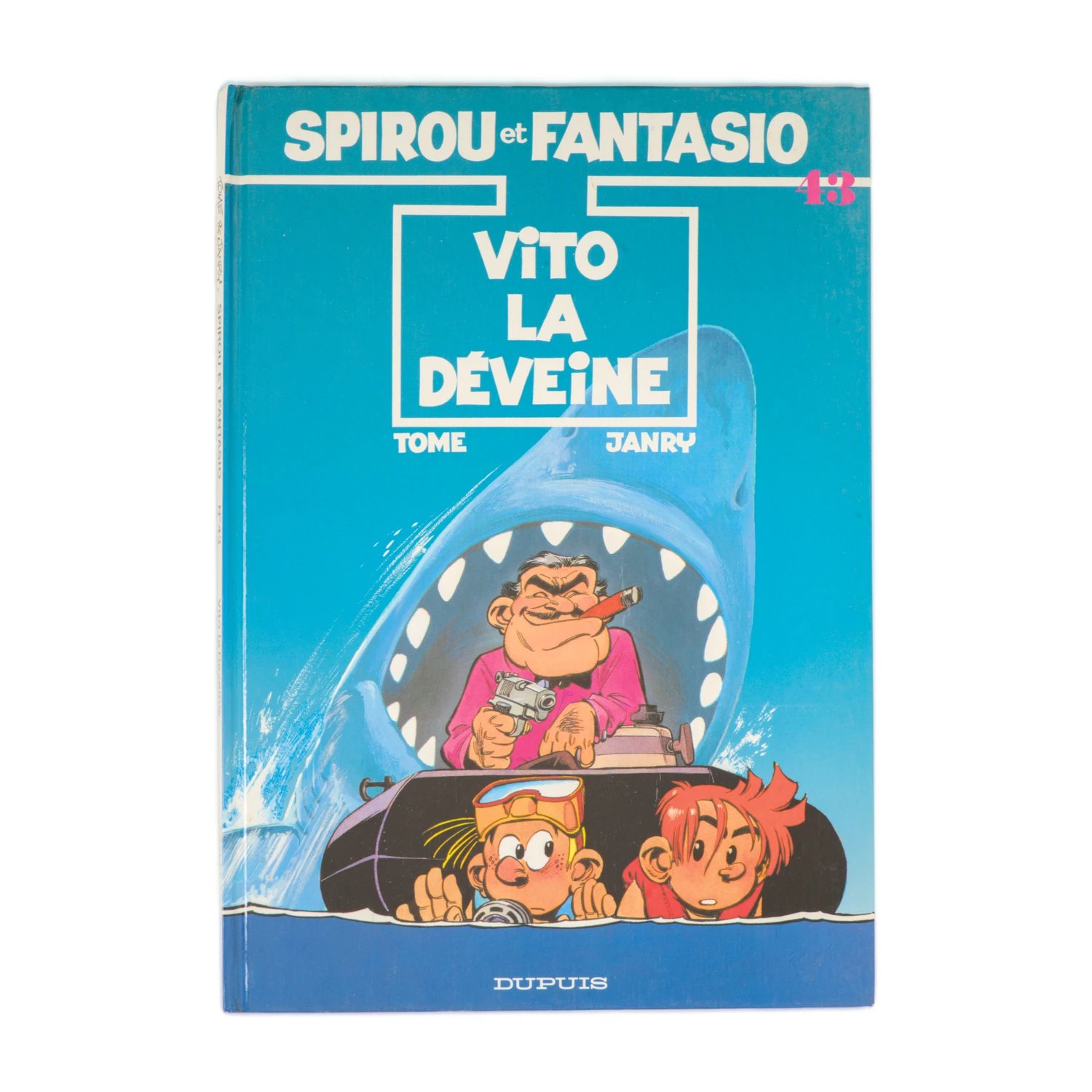 Couverture de la bande dessinée Spirou et Fantasio tome 43 Vito la Déveine par Tome et Janry
