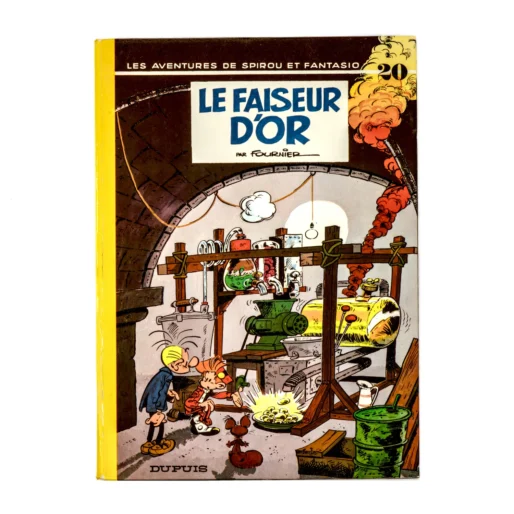 Couverture de la BD Spirou et Fantasio N°20 Le Faiseur d'Or par Fournier