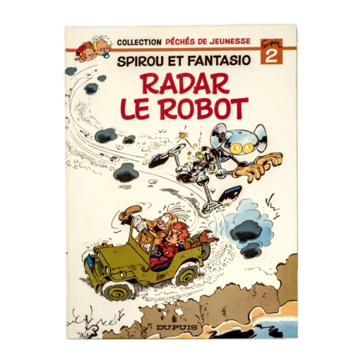 Couverture de la BD Spirou et Fantasio Radar le Robot