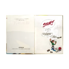 4ème plat de la BD Spirou Radar le Robot avec liste des 26 albums confirmant l'EO