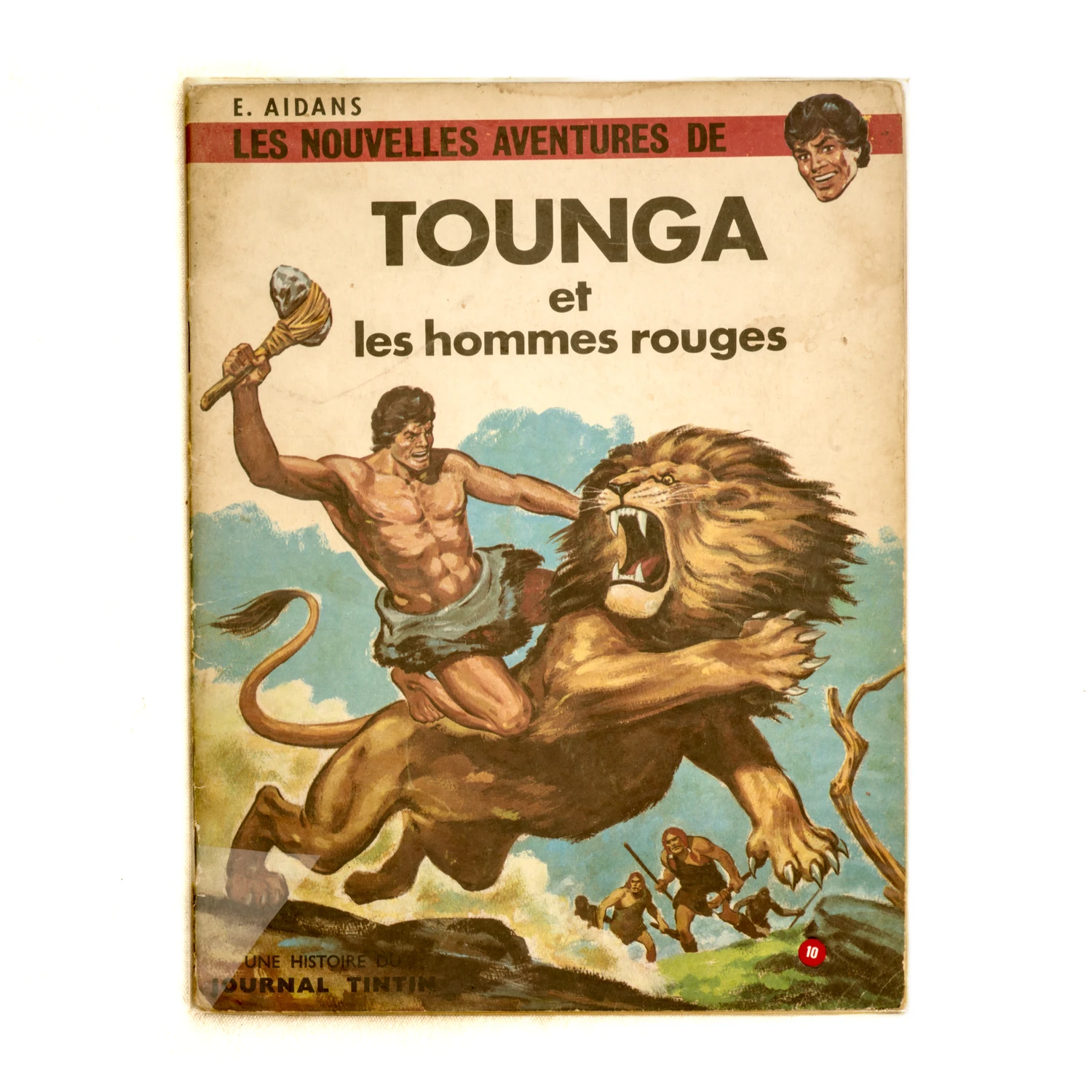 Couverture de la bande dessinée Tounga et les hommes rouges