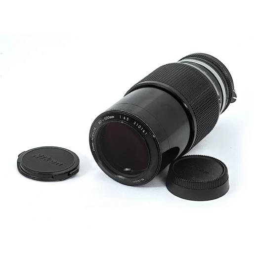 Objectif Nikon Zoom-Nikkor 80-200mm f/4.5 vue face