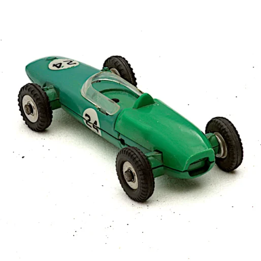 Voiture de course Dinky Toys Lotus numéro 24 vue de face