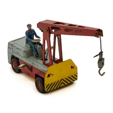 Grue Salev Dinky Toys 50 vue de face et profil avec conducteur