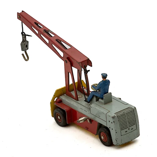 Grue Salev Dinky Toys 50 vue arrière montrant les manivelles de levage