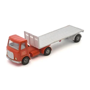 Camion Dinky Toys 915 A.E.C. Articulated Lorry Truck Hire Co de trois quarts face