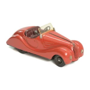 Voiture miniature Schuco Examico 4001 rouge de profil