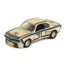 Voiture miniature Solido BMW 30 CSL vue de face 3/4