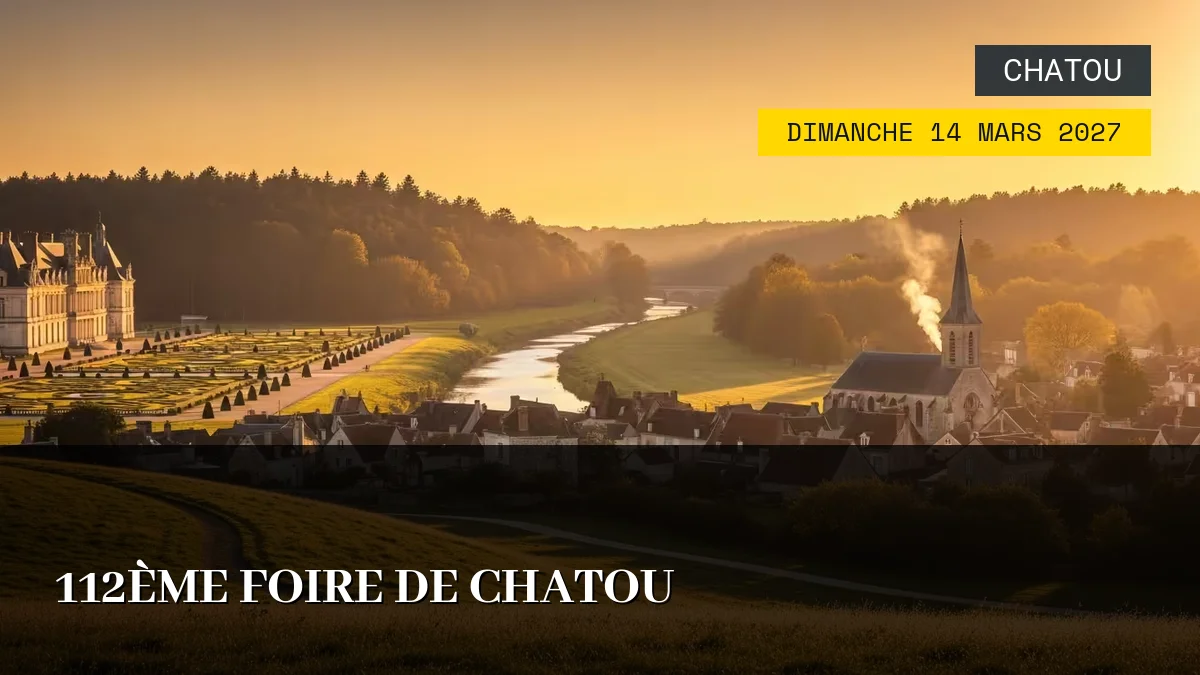 Affiche de l'événement : 112ème Foire de Chatou – Dimanche 14 Mars 2027