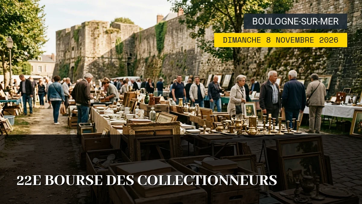 Affiche de l'événement : 22e Bourse des Collectionneurs – Dimanche 8 Novembre 2026