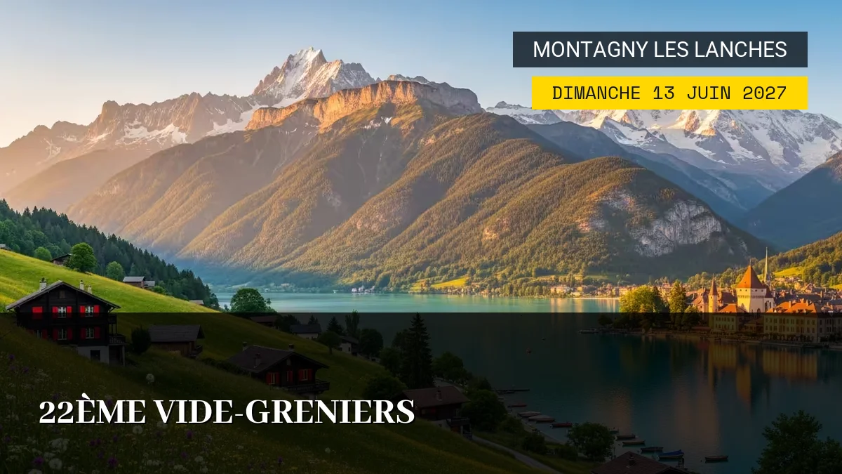 Affiche de l'événement : 22ème Vide-Greniers – Dimanche 13 Juin 2027