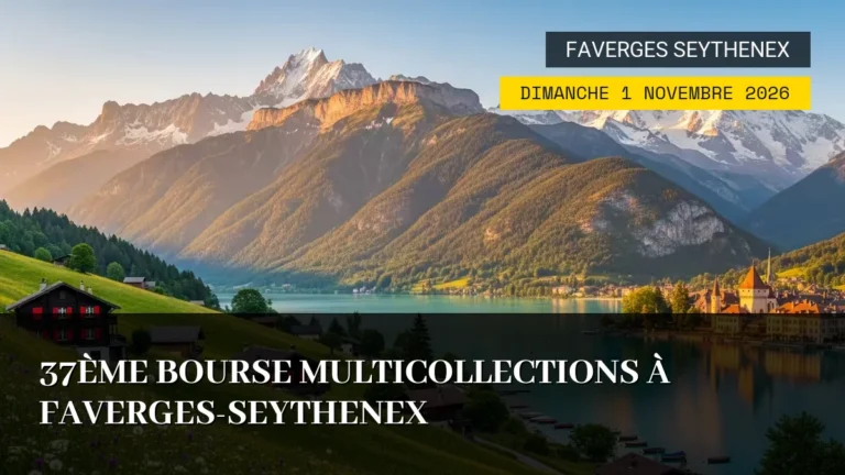 37ème Bourse Multicollections à Faverges-Seythenex – Dimanche 1 Novembre 2026