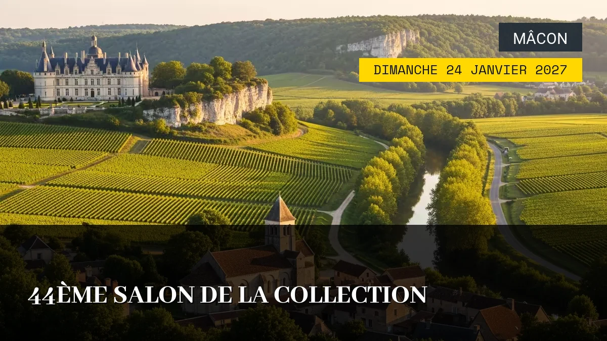 Affiche de l'événement : 44ème Salon de la Collection – Dimanche 24 Janvier 2027