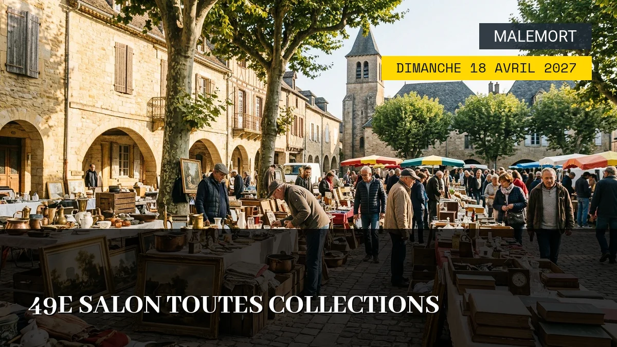 Affiche de l'événement : 49e Salon Toutes Collections – Dimanche 18 Avril 2027