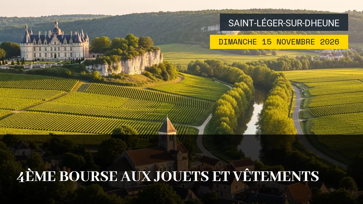 Affiche de l'événement : 4ème Bourse aux Jouets et Vêtements – Dimanche 15 Novembre 2026