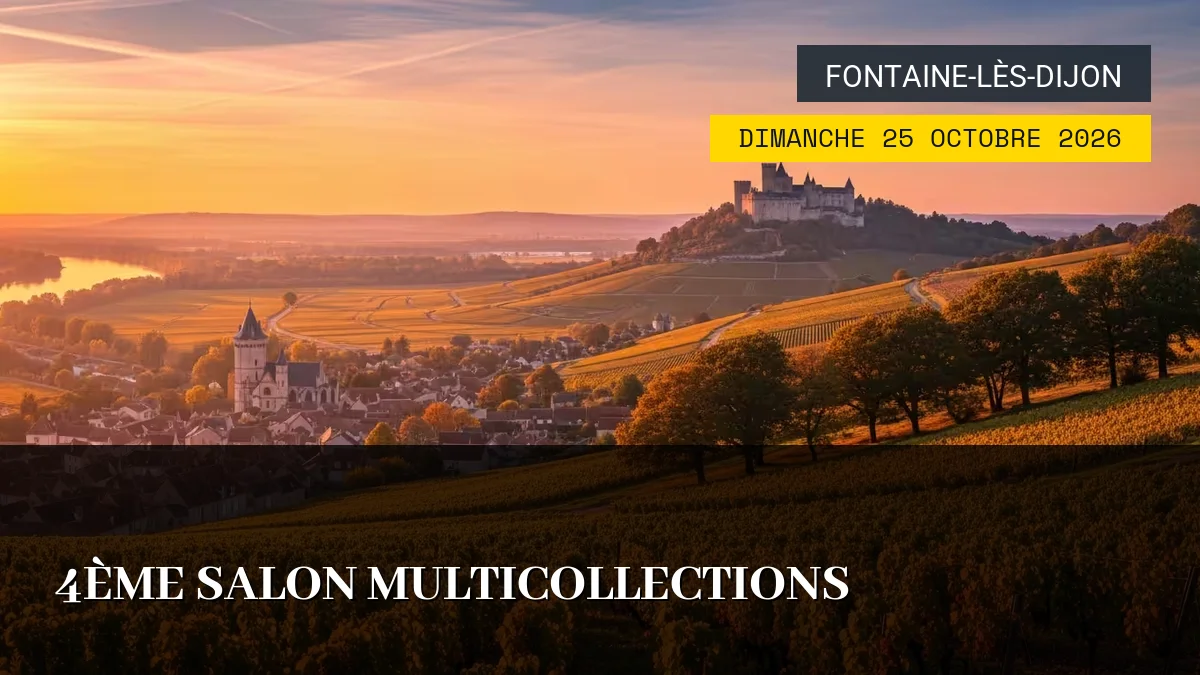Affiche de l'événement : 4ème Salon Multicollections – Dimanche 25 Octobre 2026