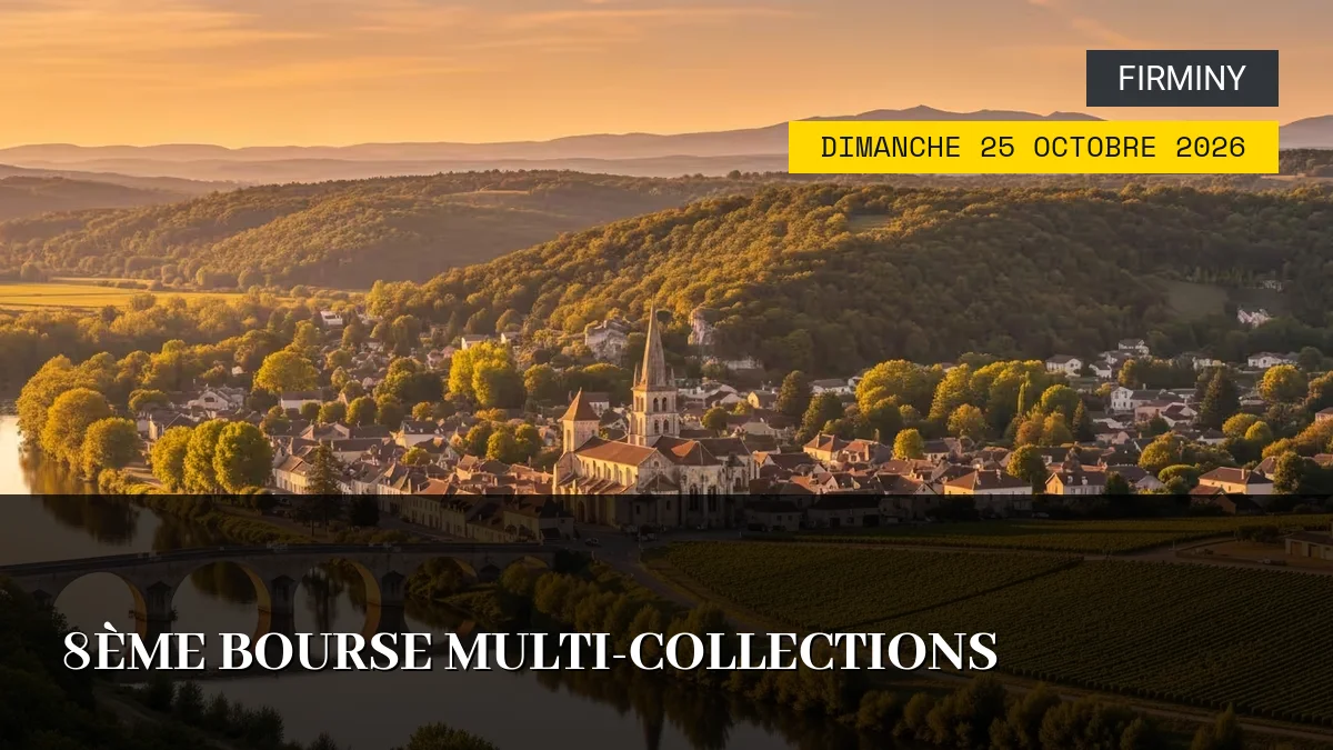 Affiche de l'événement : 8ème Bourse Multi-Collections – Dimanche 25 Octobre 2026