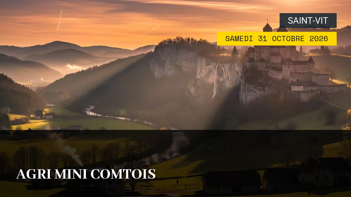 Affiche de l'événement : Agri Mini Comtois – Samedi 31 Octobre 2026
