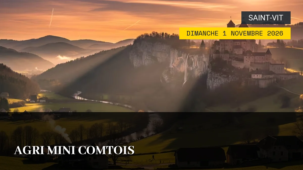 Affiche de l'événement : Agri Mini Comtois – Dimanche 1 Novembre 2026
