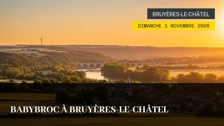 Babybroc à Bruyères-le-Châtel – Dimanche 1 Novembre 2026