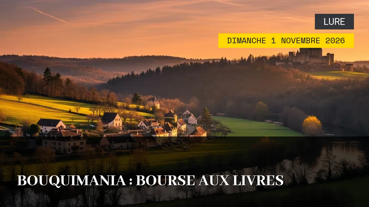 Affiche de l'événement : Bouquimania : Bourse aux Livres – Dimanche 1 Novembre 2026