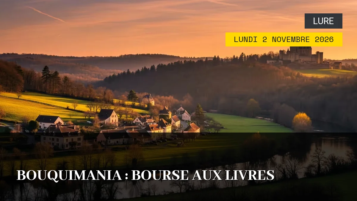 Affiche de l'événement : Bouquimania : Bourse aux Livres – Lundi 2 Novembre 2026