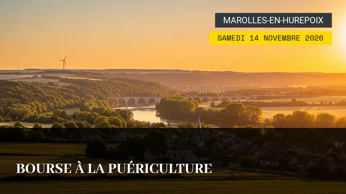 Affiche de l'événement : Bourse à la Puériculture – Samedi 14 Novembre 2026