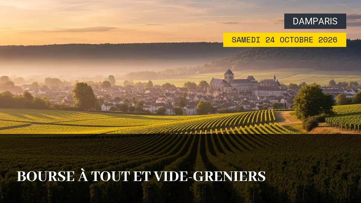 Affiche de l'événement : Bourse à Tout et Vide-Greniers – Samedi 24 Octobre 2026